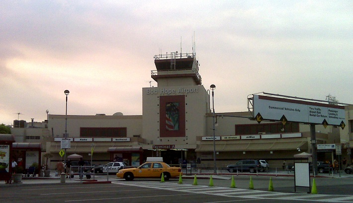 Bob Hope airport in Burbank
