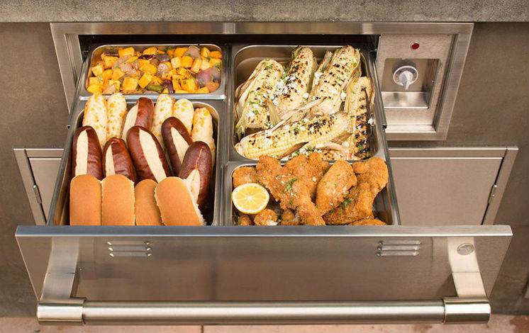 Alfresco warming drawer