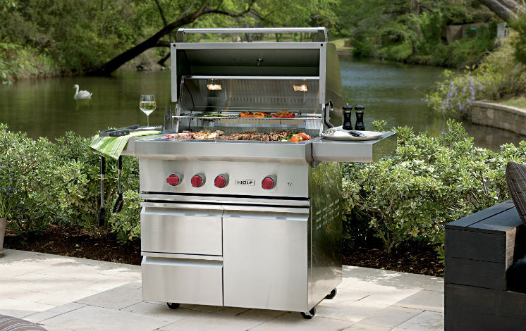 freestanding grill 3