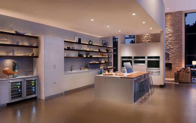 kitchen dim lighting