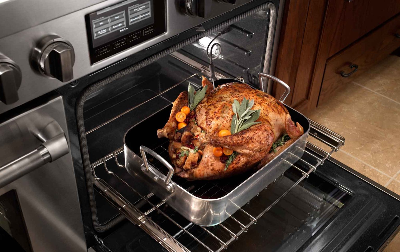 oven cooking chicken