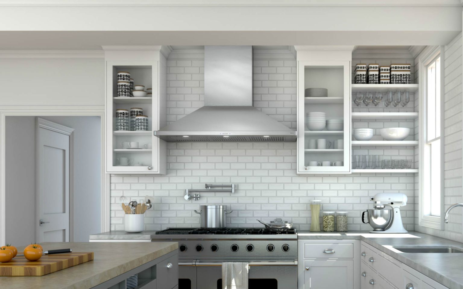 zephyr range hood slider