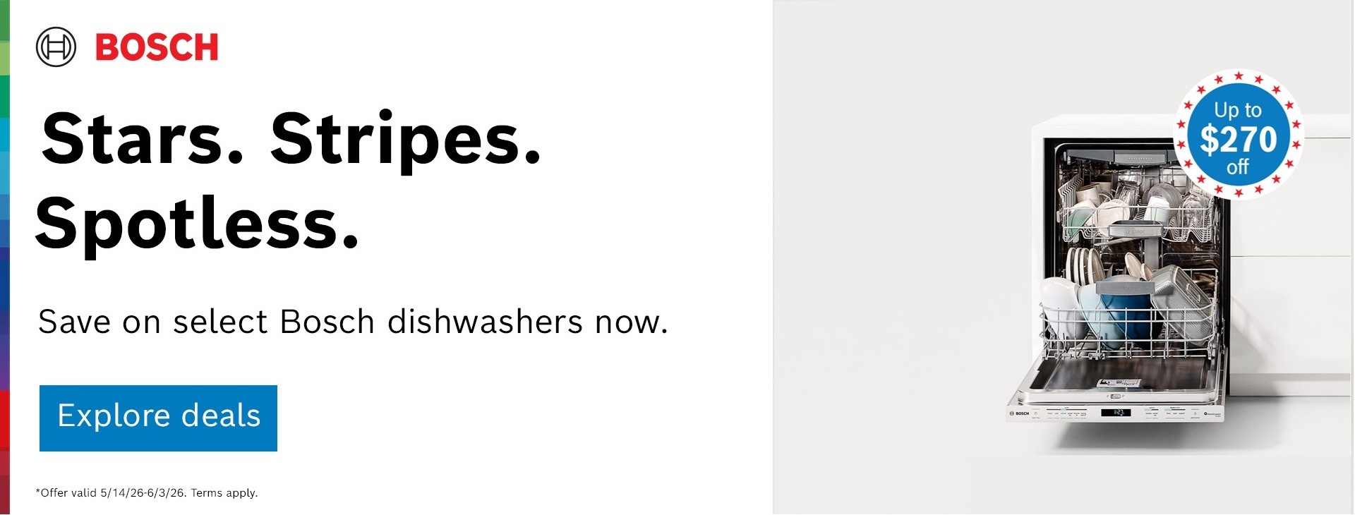 Bosch Dishwasher Promotion